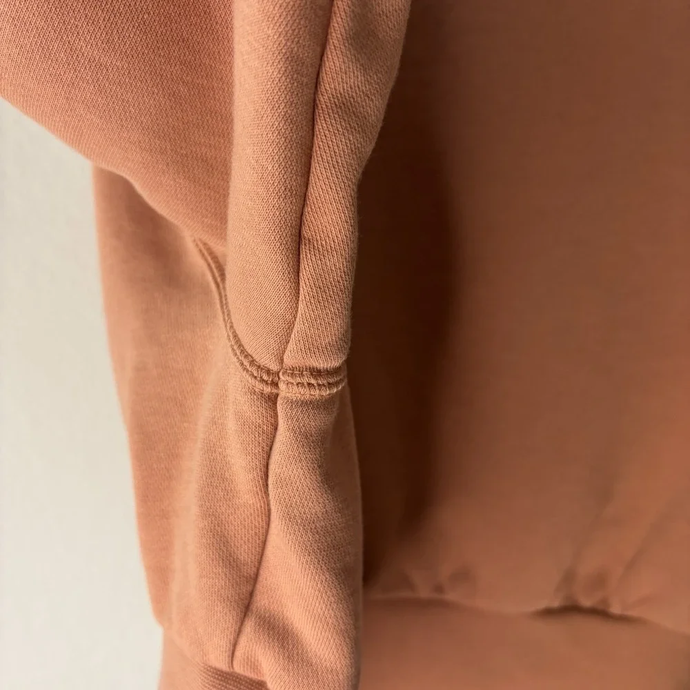 Nike Women's Size SMALL Femme Crew Jumper Terra Blush Pink Tan Loungewear Active